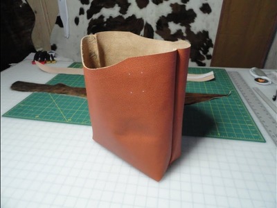 DIY Simple Leather Tote Bag Pt  2