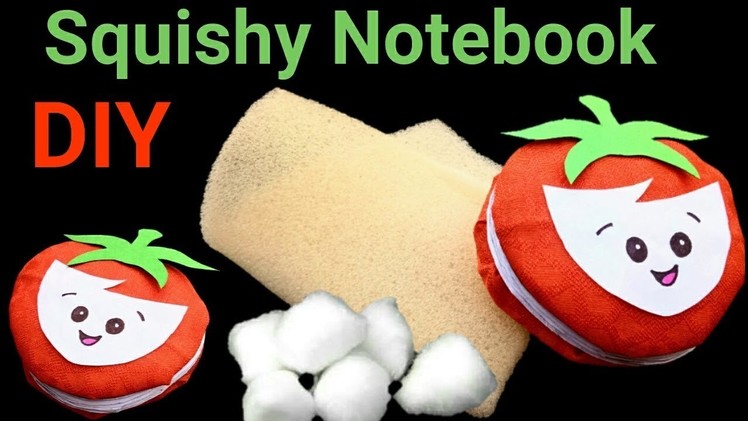 DIY Squishy Mini Notebook using Foam and Cotton
