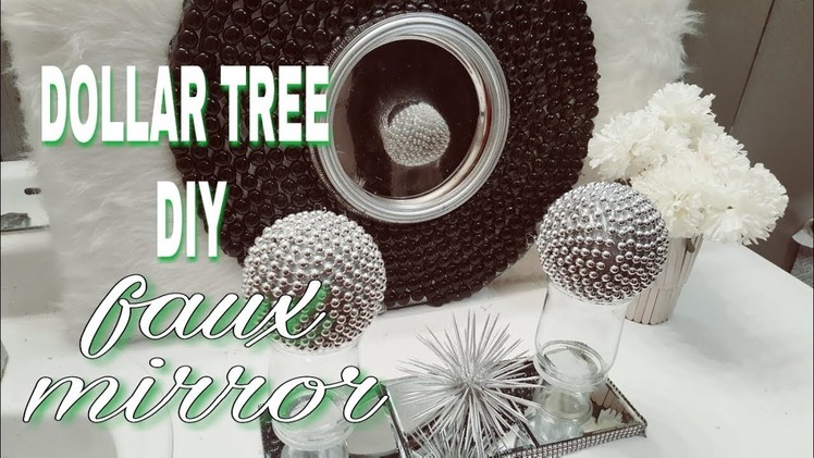 DOLLAR TREE DIY HOME DECOR | ROOM DECOR| IDEAS| FAUX MIRROR