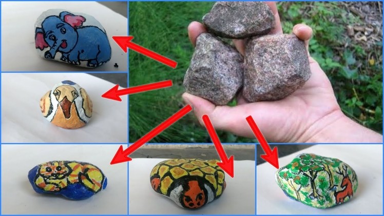 Easy Stone painting | DIY home decoration ideas |