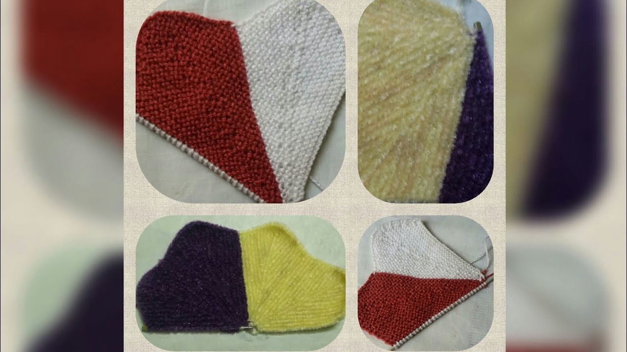 Flower doormat knitting design - part - 2