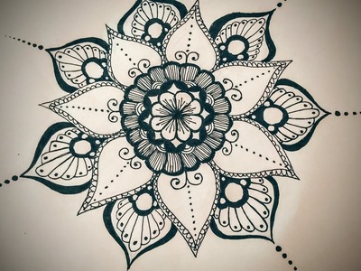 Flower Mandala - Doodle Art Episode 1