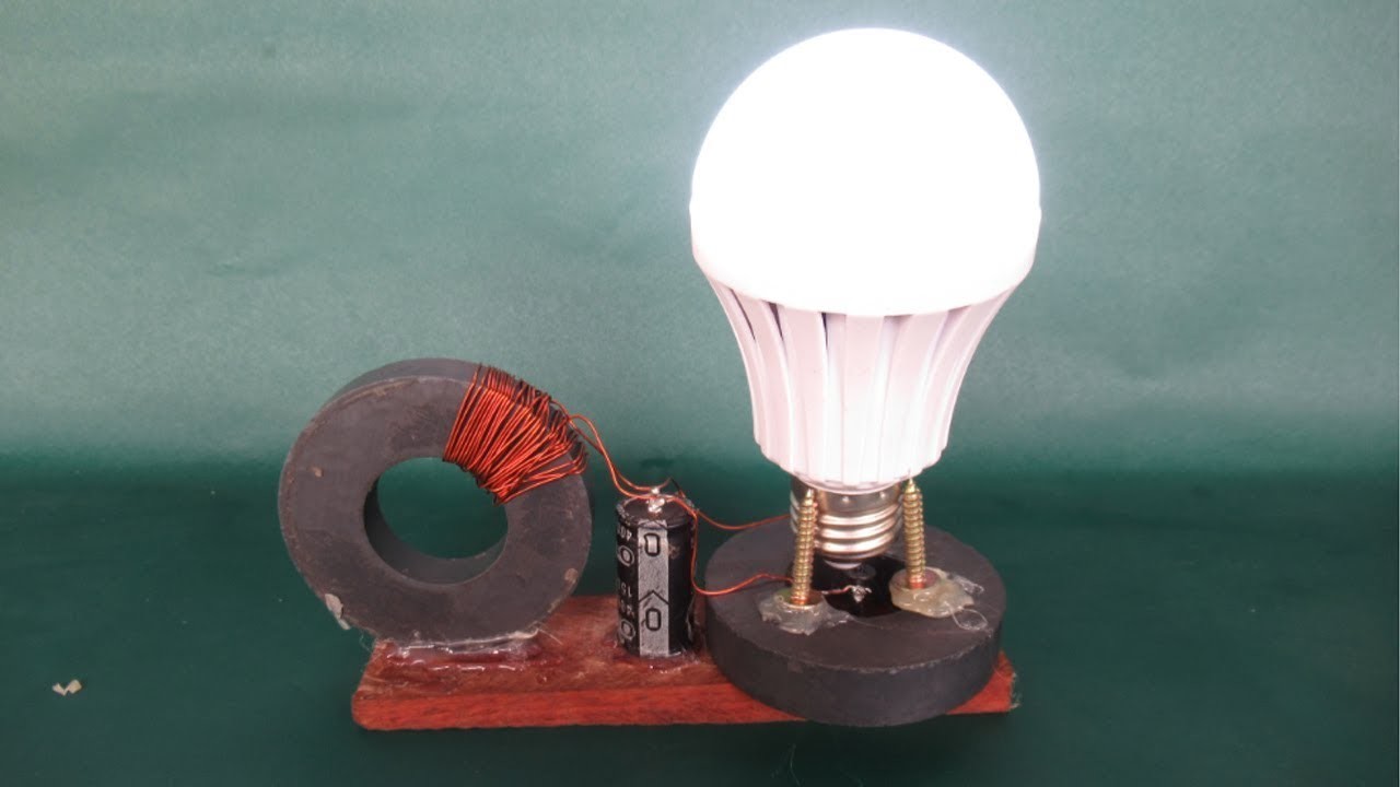 Free energy light bulbs with magnets work 100% - Experiments projects ...