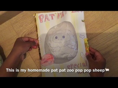 Homemade paper pat pat zoo sheep squishy (first video)????❤️