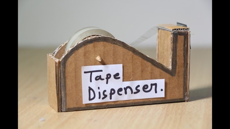 Homemade tape dispenser With Cardboard| DIY