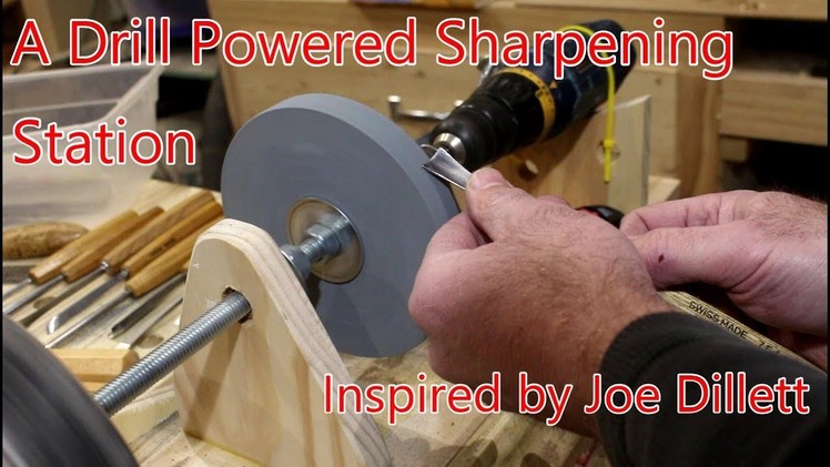 How to Build a Drill-Powered Sharpening Station