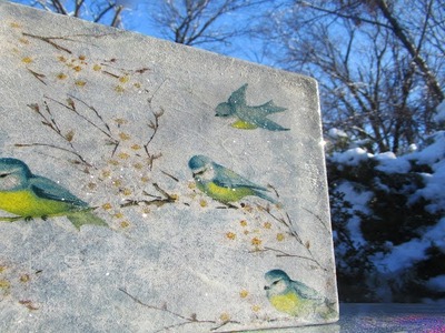 How to Decoupage a Glass Block