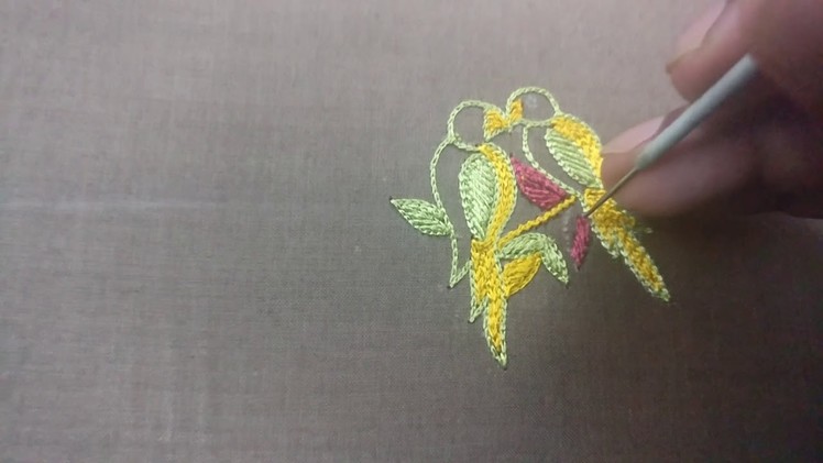 How to Design a Parrot using Embroidery