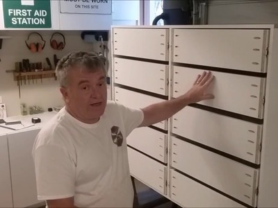 How to Fit Drawer Slides without a Drawer Slide Jig, Wardrobe Cabinet Build with PVC Edge Banding
