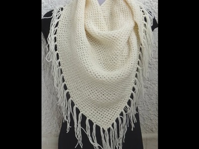 *** HOW TO KNIT A VERY EASY SHAWL ***
