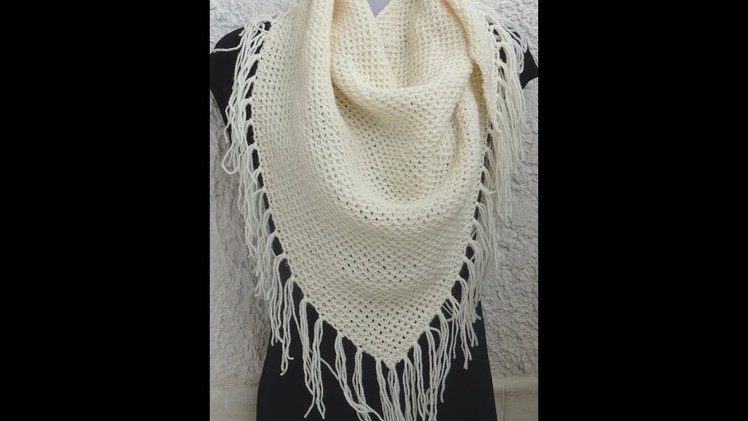 *** HOW TO KNIT A VERY EASY SHAWL ***