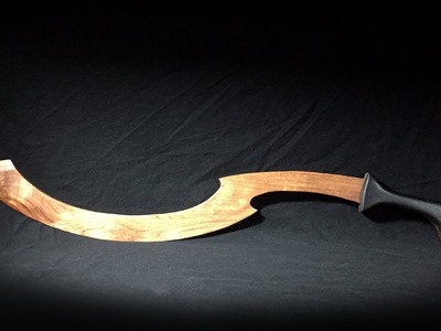 How to make a Khopesh Wooden Sword | DIY