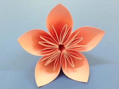 How to make a Kusudama Paper Flower | Easy Origami Kusudama Flower 2018 | Full HD