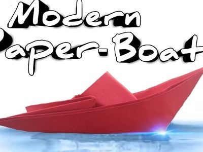 How to make a paper boat that floats in Water Step by Steps - Origami