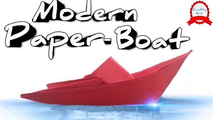 How to make a paper boat that floats in Water Step by Steps - Origami
