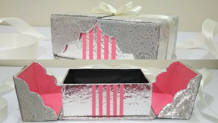 How to Make a Paper Gift Box | Easy DIY Arts and Crafts | Origami Gift Box