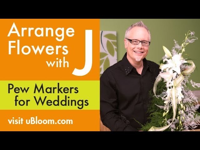 How to Make a Pew Marker Flower Garland!