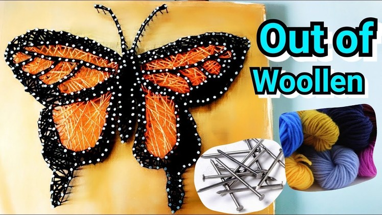 How To Make A String Art Butterfly -- An Easy Tutorial On String Art