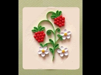 How to make beautiful Paper Quilling wall frame.DIY Quilling Art