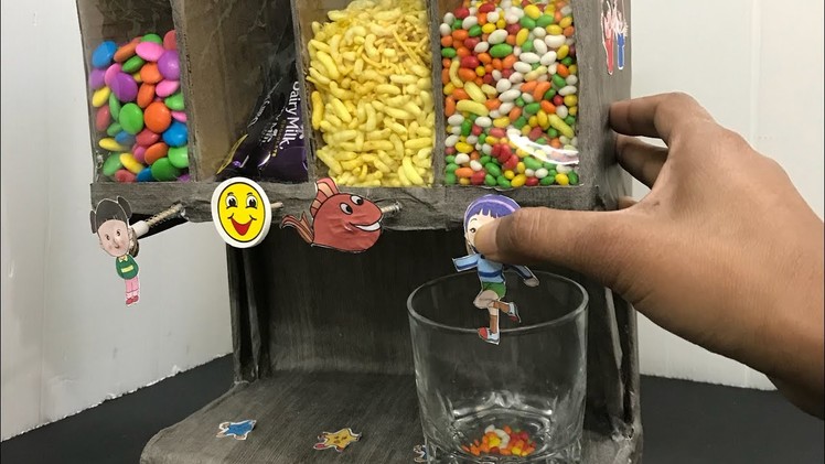 How to Make Candy Dispenser or Cereal dispenser