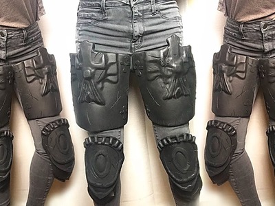 How to Make Easy Medieval Leg Armor [Crusader Cosplay from Diablo III]