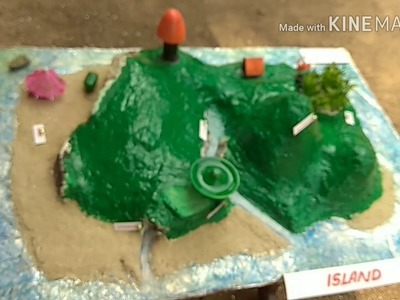 How to make island for school project