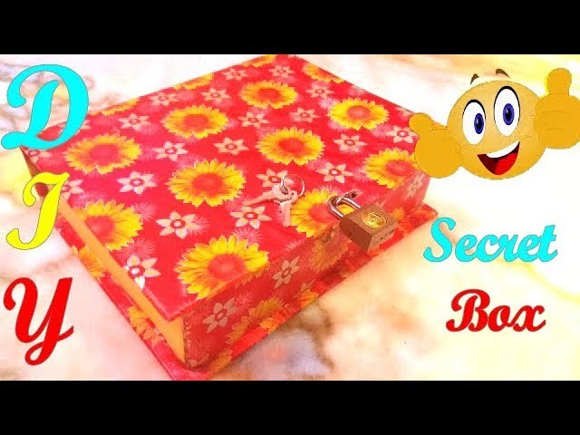 ????????????????How to make secret box | DIY book box secret storage .???????????????? Secret box making