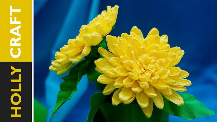 How to make paper flowers : Chrysanthemum