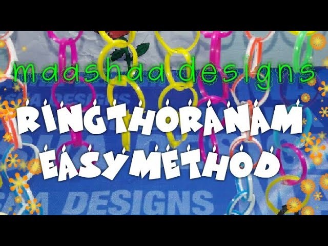 How to make ring Toran easy method