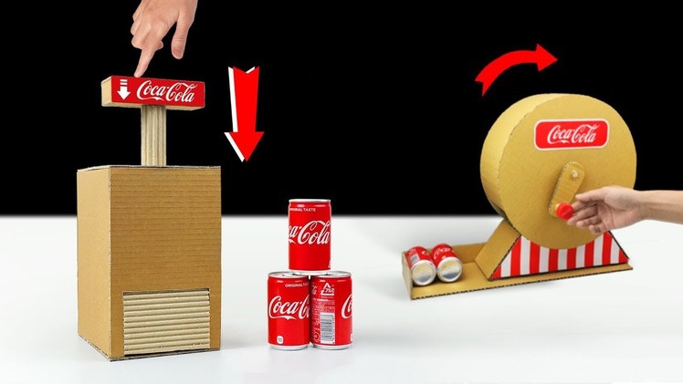 How to Make Smart Coca Cola Box from Cardboard