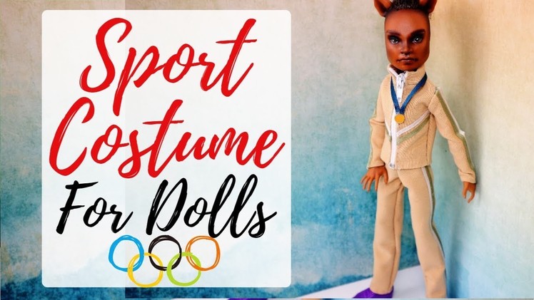 How To Make Sport Costume For Monster High Dolls. Handmade Tutorial for Toys