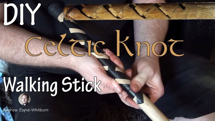 How to Make Wood Celtic Walking Stick - Part1