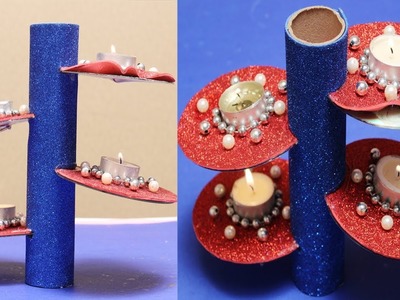 How To Recycle Old Cd's Into Beautiful Candle Holder - DIY Crafts