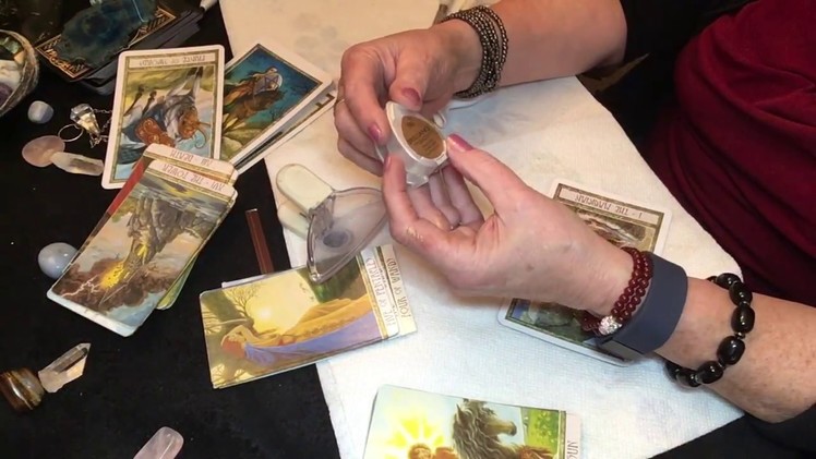 How to Trim and Edge your Druid Craft Tarot Deck.