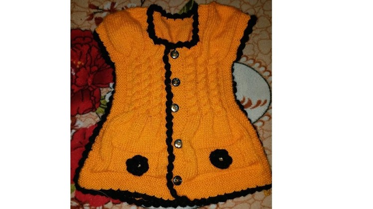 New knitting jacket design.pattern for baby girl.kids.