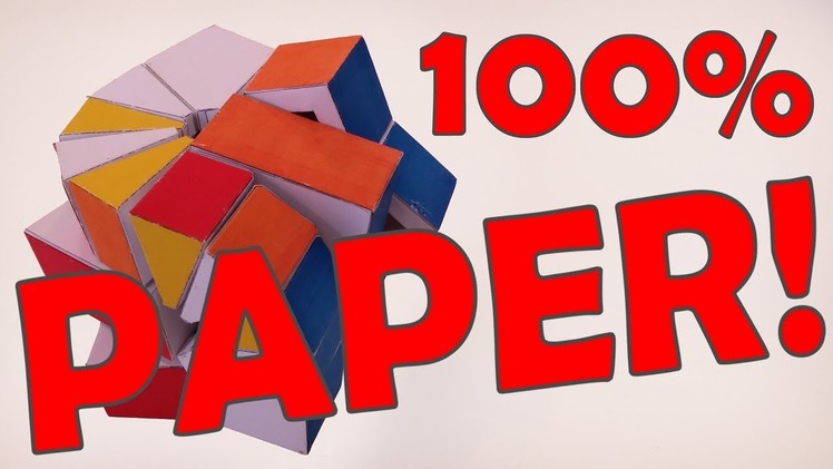 PAPER SQUARE-1 UNBOXING and SOLVE! | From PaperCuber