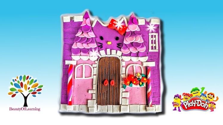 Play-Doh Doll House Play and Learn Colors Video for Kids