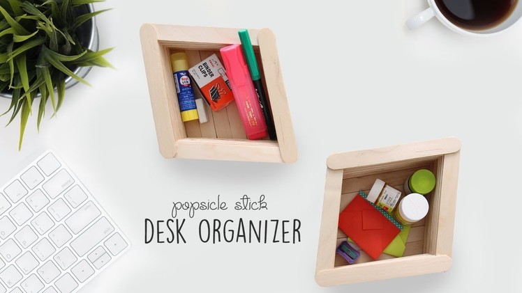 Popsicle Stick Organizer | DIY Decor | Ventuno Art