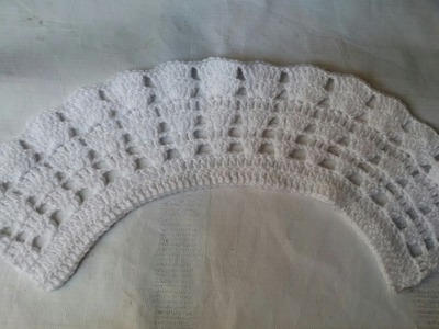 Single colour crochet frock knitting design - Part 1-