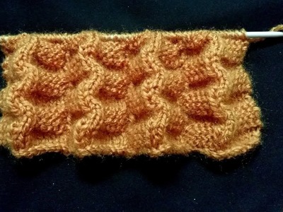 Single Colour Knitting Pattern for gents sweater #102  Satrangi