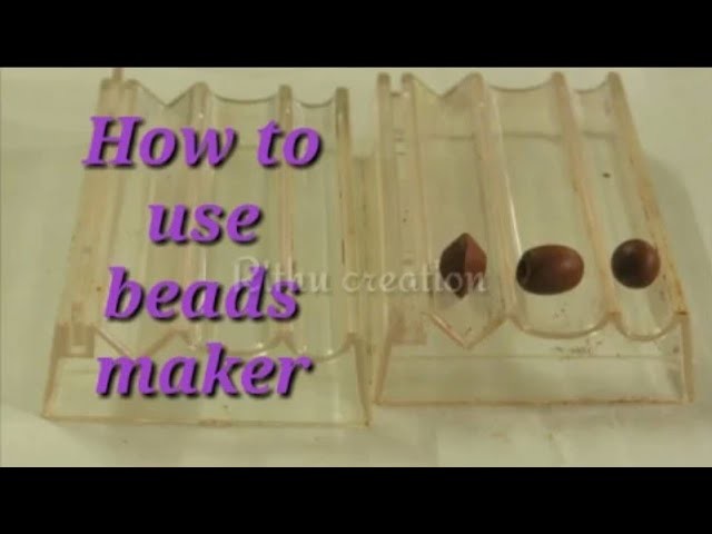 Tutorial : How to make different types of terracotta beads in  bead maker. use of  terracotta beads