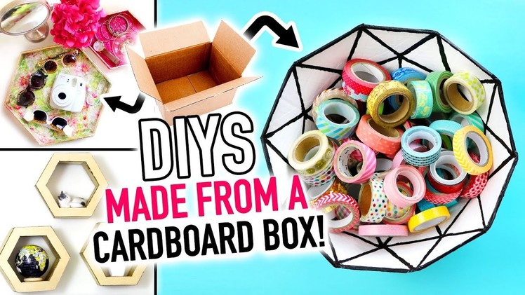 3 DIYS Made Out of a Cardboard Box! - HGTV Handmade
