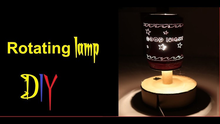 Amazing Coca Cola DIY  How To Make ROTATING LAMP