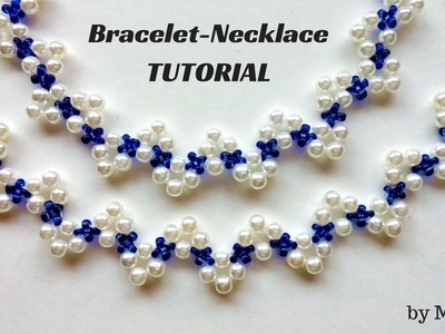 Beading tutorial for beginners. Bracelet and necklace tutorial. Learn beading