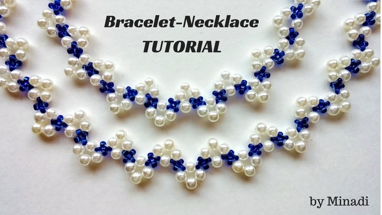 Beading tutorial for beginners. Bracelet and necklace tutorial. Learn beading