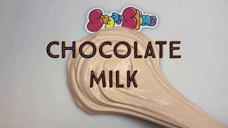 Chocolate milk glossy slime