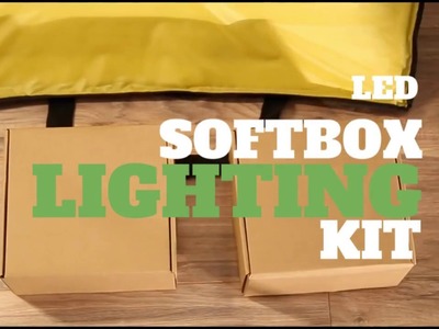 Complete DIY Lighting for beginners! - NEW (LED Softbox Kit)