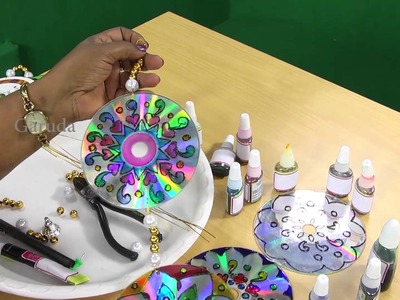 Craft Paint On CD's With Colors