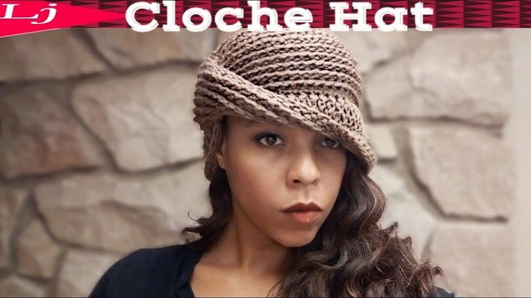 Crochet Vintage Cloche Hat - Mobius twist crochet hat