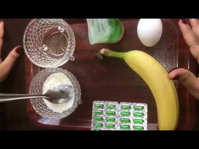 DIY Banana Smoothing hair and Face mask | hair growth mask